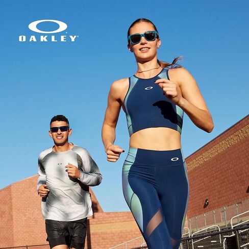 Oakley Men's OO9238 Fives Squared Rectangular Sunglasses, Matte Black USA Flag Logo/Prizm Grey, 54 mm in Saudi Arabia