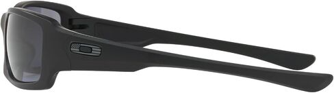 Oakley Men's OO9238 Fives Squared Rectangular Sunglasses, Matte Black USA Flag Logo/Prizm Grey, 54 mm in Saudi Arabia
