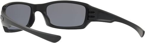 Oakley Men's OO9238 Fives Squared Rectangular Sunglasses, Matte Black USA Flag Logo/Prizm Grey, 54 mm in Saudi Arabia