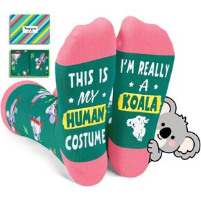 HAPPYPOP Funny Socks Funny Gifts for Women Men, Novelty Wolf Socks Fun Crazy Silly Socks in Saudi Arabia