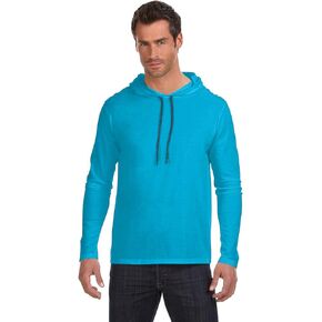 Anvil Lightweight Long-Sleeve Hooded T-Shirt (987AN) in Saudi Arabia