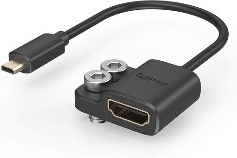 SMALLRIG USB-C Cable Male to Female [20Gbps, 240W], with 1/4''-20 Screws for Camera Cage, L-Shape Mount Plate, USB 3.2 Gen 2x2 Fast Data Transfer & Power Delivery Cable - 5595 in Saudi Arabia