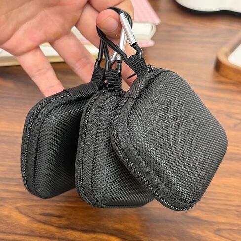 حقيبة ملحقات سماعة الرأس المحمولة المقاومة للصدمات وبطاقة الذاكرة وكابل USB وحقيبة تخزين سماعة الرأس، 7.5 * 7.5 * 3 سم in Kuwait