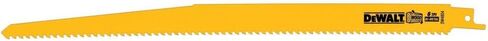 DEWALT Reciprocating Saw Blades, Straight Back, 6-Inch, 6 TPI, 5-Pack (DW4850) , Yellow in Saudi Arabia