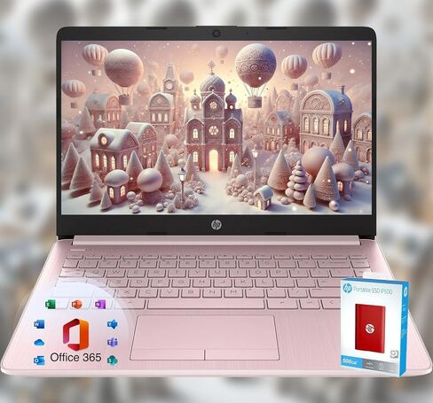 HP 2025 كمبيوتر محمول جديد مقاس 17 بوصة لطلاب الأعمال، مفتاح Copilot، AMD Ryzen 5 7430U، ذاكرة الوصول العشوائي 16 جيجابايت، 1 تيرابايت SSD، شاشة FHD IPS 300 Nits، وحدة معالجة الرسومات AMD Radeon، Wi-Fi 6، عمر بطارية طويل، Windows 11 Pro، مع مجموعة ملحقات in Kuwait