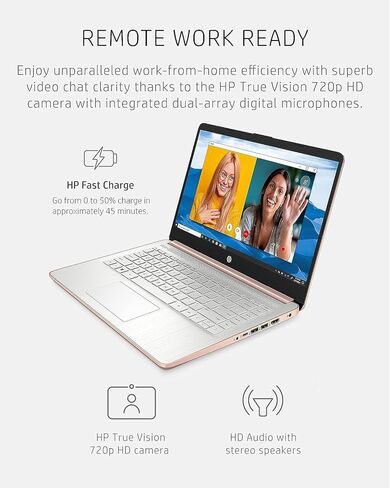 HP 2025 كمبيوتر محمول جديد مقاس 17 بوصة لطلاب الأعمال، مفتاح Copilot، AMD Ryzen 5 7430U، ذاكرة الوصول العشوائي 16 جيجابايت، 1 تيرابايت SSD، شاشة FHD IPS 300 Nits، وحدة معالجة الرسومات AMD Radeon، Wi-Fi 6، عمر بطارية طويل، Windows 11 Pro، مع مجموعة ملحقات in Kuwait