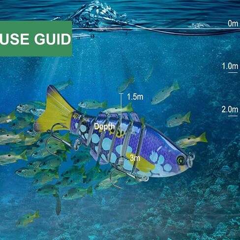 Lifelike Fishing Lures for Freshwater and Saltwater,Bass Trout Crappie Walleye Pike Bluegill Salmon, Swimbait for Bass Fishing in Saudi Arabia