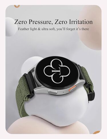 TOYOUTHS 3 Pack Magnetic Stretchy Band Compatible with Samsung Galaxy Watch 7/6/5/4/FE/Active 2 40m 44mm/Watch 6/4 Classic/5 Pro 45mm, 20mm Wristband Elastic Nylon Braided Sport Strap Women Men in Saudi Arabia
