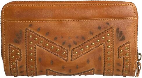 STS Ranchwear Wayfarer Chelsea Wallet With Brass Accents, Cowgirl Chick, Western in Kuwait
