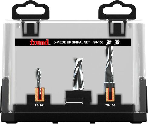 Freud 90-160: 5 Piece Down Spiral Bit Set in Saudi Arabia