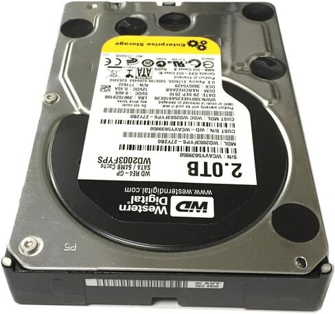 Western Digital RE4-GP WD2003FYPS 2TB Intellipower 64MB Cache SATA 3.0Gb/s 3.5" (Enterprise Grade) Internal Hard Drive - [Certified Refurbished] w/ 1 Year Warranty in Saudi Arabia