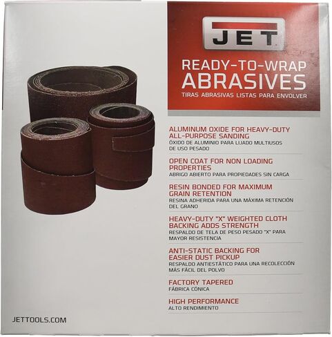 JET 25" Ready-to-Wrap Sandpaper, 120 Grit (60-25120) in Saudi Arabia