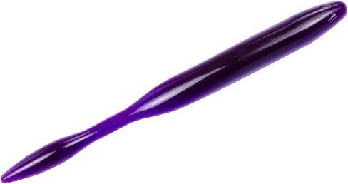 Strike King KVD Dream Shot Fishing Lure, Soft Plastic Worm, Hinged Tail Section, Coffee Scent, Salt Impregnated, Open Pour Technology in Kuwait