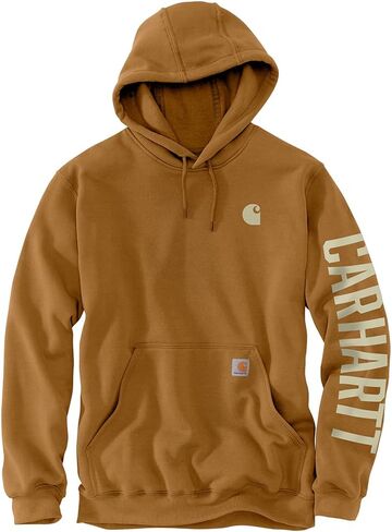 Carhartt Men's Rain Defender Loose Fit Midweight C Graphic Sweatshirt in Saudi Arabia