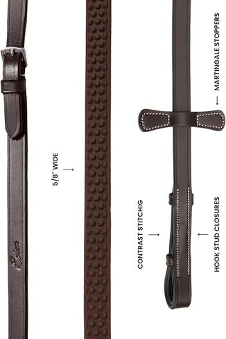 Exion Super Soft Bio Rubber Reins for Horse Bridle | Ultra-Strong, High-Grip & Durable Reins for Advanced Riders in Saudi Arabia