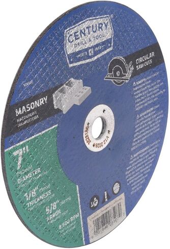 Century Drill & Tool 8606 Masonry Abrasive Saw Blade, 6-1/2" in Saudi Arabia