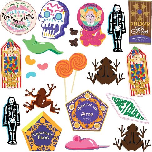 Harry Potter Honeydukes Collection 50ct Vinyl Large Deluxe Stickers Variety Pack - Laptop, Water Bottle, Scrapbooking, Tablet, Skateboard, Indoor/Outdoor in Saudi Arabia