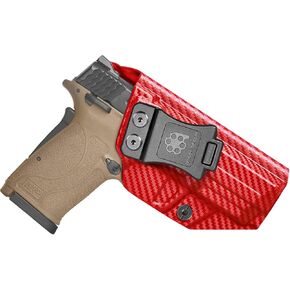 Amberide IWB Holster for M&P Shield EZ 9mm / Equalizer, Kydex-Boltaron Inside Waistband Holster Fit Smith & Wesson Shield EZ & Equalizer Pistols, Adjustable Cant 0–30°, Secure Retention for EDC Carry in Kuwait