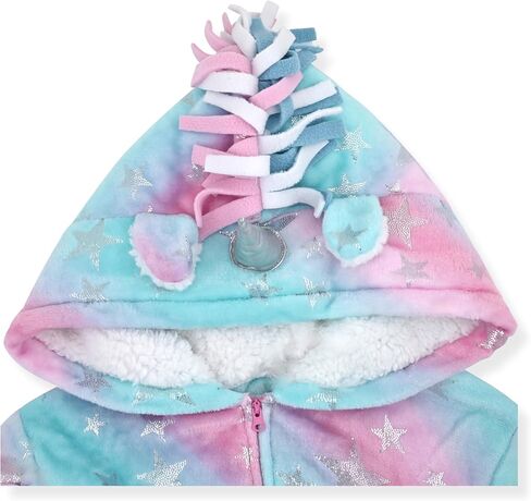 Sleep On It Girls Pajama Onesies with Character Hood | Zip Front Pajamas for Girls Blanket Sleeper in Kuwait