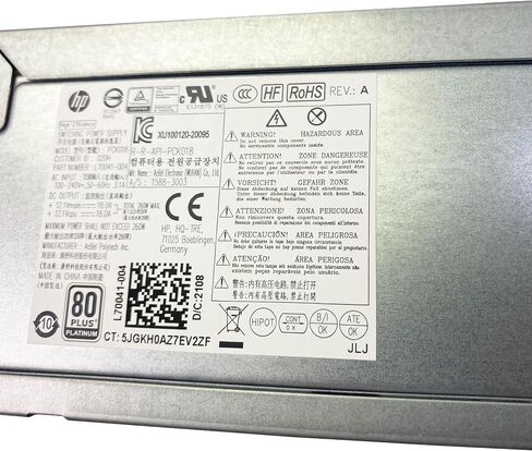 BestParts New 260W Power Supply Compatible with HP Z2 G5 SFF/ProDesk 600 680 G6 MT/ 400 G7 MT/ 480 G7 MT/EliteDesk 800 880 G6 TWR Desktop D19-260P1A in Saudi Arabia