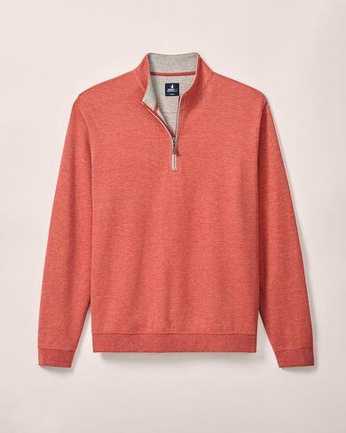 Johnnie-O Men's Sully 1/4 Zip Pullover, Evergreen, Large in Kuwait