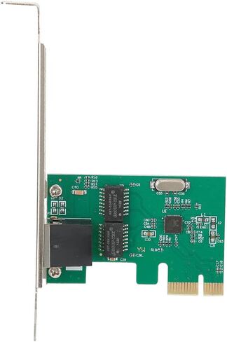 Pssopp 8111E Gigabit LAN Card, Compact PCIe Network Adapter, 10/100/1000mbps Speed for Desktop PCs, Compatible with in Saudi Arabia