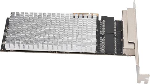Dpofirs Nic RJ45 PCIE 2.5G Network Card, 4 Ports with I226 Chip, Game Streaming, Aluminum Alloy Heatsink in Saudi Arabia