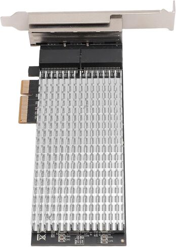 Dpofirs Nic RJ45 PCIE 2.5G Network Card, 4 Ports with I226 Chip, Game Streaming, Aluminum Alloy Heatsink in Saudi Arabia