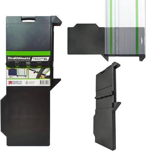StealthMounts Trax90 XL Track Saw Square for Milwaukee | 90° Right Angle Plunge Saw Guide Rail Angle Stop in Saudi Arabia