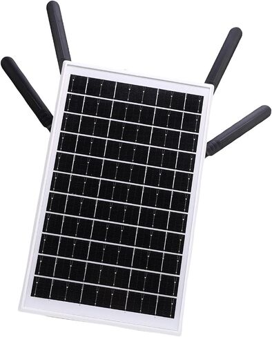 جهاز توجيه SUNGOOYUE خارجي متين يعمل بالطاقة الشمسية 4G مع طاقة وتصميم متواصل لمدة 7 أيام لشبكات المعارض والإغاثة في حالات الكوارث (هوائيات سوداء) in Saudi Arabia
