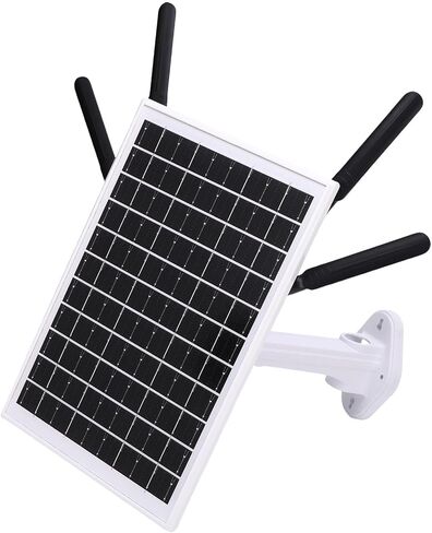 جهاز توجيه SUNGOOYUE خارجي متين يعمل بالطاقة الشمسية 4G مع طاقة وتصميم متواصل لمدة 7 أيام لشبكات المعارض والإغاثة في حالات الكوارث (هوائيات سوداء) in Saudi Arabia