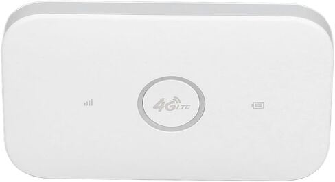 راوتر جيب لاسلكي من SUNGOOYUE، 4G LTE، نقطة اتصال متنقلة، 300 ميجابت في الثانية، جهاز واي فاي محمول مع فتحة بطاقة SIM للسفر، أبيض، عمر بطارية محسن للإنترنت المستقر طوال اليوم in Saudi Arabia