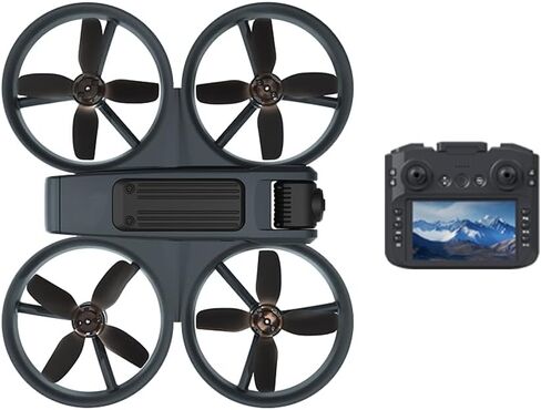 2025 Upgrade 4.5'' HD Screen FPV Drone with Camera for Adults, Brushless Motor RC Quadcopter with Altitude Hold, Obstacle Avoidance, Auto Return, 2K HD Camera, 15mins Flight Time, Carrying Case, Gift for Beginners in Saudi Arabia