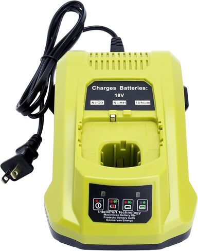 Lasica Replacement for RYOBI 18V Battery P117 Dual Charger, Compatible with Ryobi 18V 14.4V 12V ONE+ Plus Batteries P190 P189 P108 P107 P104 P103 P102 P100 PBP005 PBP002 Fast Charger Station in Saudi Arabia