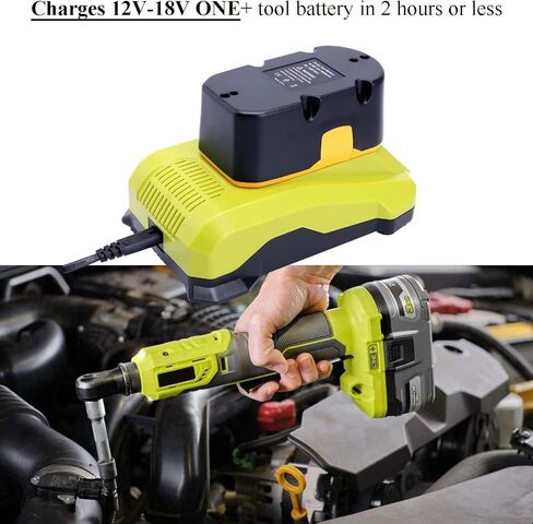 Lasica Replacement for RYOBI 18V Battery P117 Dual Charger, Compatible with Ryobi 18V 14.4V 12V ONE+ Plus Batteries P190 P189 P108 P107 P104 P103 P102 P100 PBP005 PBP002 Fast Charger Station in Saudi Arabia