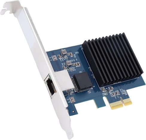 بطاقة شبكة بمنفذ RJ45 بسعة 10 جيجا بايت من Bewinner، بطاقة شبكة RTL8127 PCI Express Gen 4 X1 إلى 10 جيجابت، ومحول PCIe Ethernet LAN لـ in Kuwait