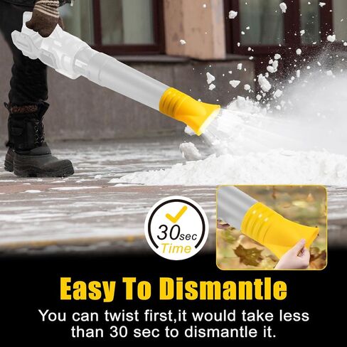 Flat Nozzle for DeWalt 60V MAX Flexvolt Leaf Blower Flat, Work for DeWalt DCBL772X1 & DCBL772B & DCMBA572(1 Pack, no Tool) in Kuwait