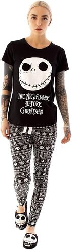 Disney Nightmare Before Christmas Pyjamas Womens Skellington PJ Top Trousers in Saudi Arabia