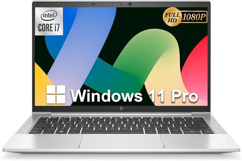 HP EliteBook 830 G8 Touchscreen Laptop, 13.3" Full HD Business Notebook, 11th Core i7-1185G7, 16GB RAM, 256GB SSD, CAM, Backlit Keyboard, HDMI, CAM, Windows 11Pro(Renewed) in Saudi Arabia