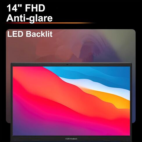 ASUS VivoBook 14 Business Laptop 14 بوصة FHD مضاد للتوهج Intel 10-core i5-1334U 16GB DDR4 1TB SSD Type-C كاميرا خصوصية SonicMaster بطارية طويلة الأمد شحن سريع Win11 ICP Hub in Saudi Arabia