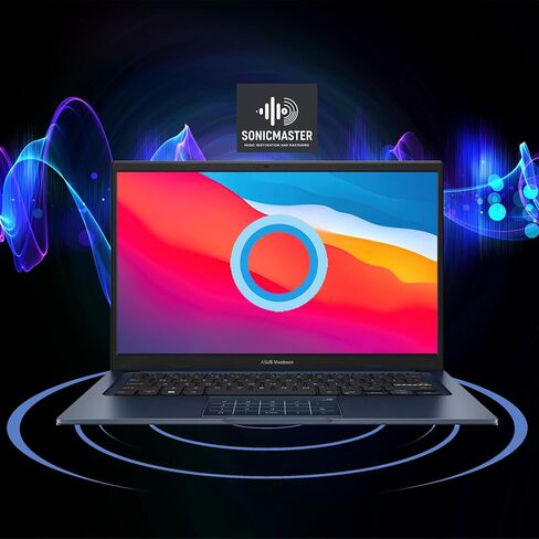 ASUS VivoBook 14 Business Laptop 14 بوصة FHD مضاد للتوهج Intel 10-core i5-1334U 16GB DDR4 1TB SSD Type-C كاميرا خصوصية SonicMaster بطارية طويلة الأمد شحن سريع Win11 ICP Hub in Saudi Arabia