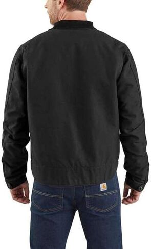 Carhartt Men's Duck Detroit Jacket - Blanket Lined 3Xlarge Tall Black in Saudi Arabia