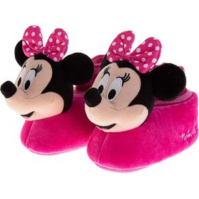 Josmo Kids Unisex-Child Girls Minnie Mouse Slippers Indoor House Shoes Warm Plush Slip-ons in Saudi Arabia