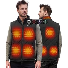 ARRIS Heated Vest for Men, 7.4V Electric Size Adjustable Heating Vest for Hunting, Camping, Fish Suitable for Men and Women in Saudi Arabia