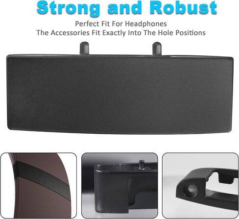 Aiivioll Studio Pro Headband and Headband Metal Folding Hinge Clamp Cover Pin Repair Parts Kit for Studio Pro Headband Headphone Headband Replacement Accessories(Dark Brown) in Saudi Arabia
