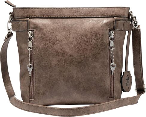 Browning Concealed Carry Purse, Premium Holstered Handbag with Safety Locking Option, Catrina (Charcoal) in Saudi Arabia