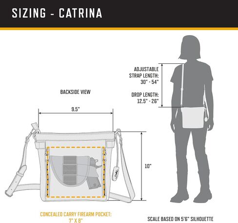 Browning Concealed Carry Purse, Premium Holstered Handbag with Safety Locking Option, Catrina (Charcoal) in Saudi Arabia