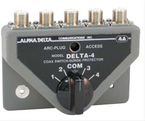 DELTA-4B Delta-4 Alpha Delta Original 4 Position Coax Switch, SO-239 in Saudi Arabia