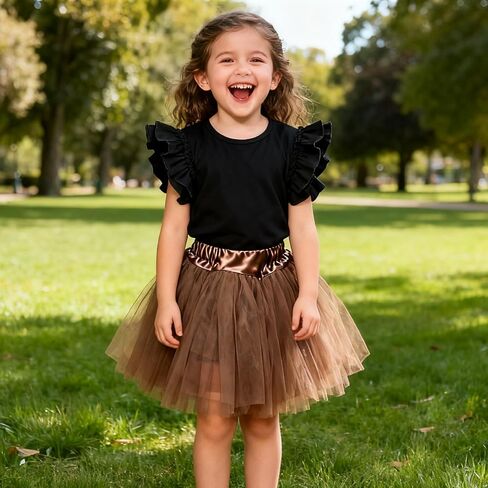 Kirei Sui Kids Girls Halloween Christmas Tutu Ballet Tutu Dance Layer تنورة الحفلات in Saudi Arabia