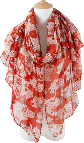 GERINLY Animal Themed Gift Scarfs for Women Soft Cozy Lightweight Fashion Wrap Shawls in Kuwait